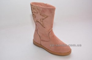 Демисезонные утепленные сапожки для девочек