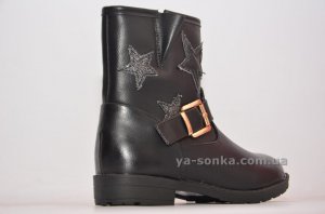 Демисезонные утепленные ботинки для девочек