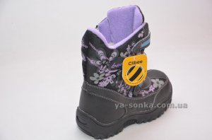 Сноубутсы с ледоступами для девочки