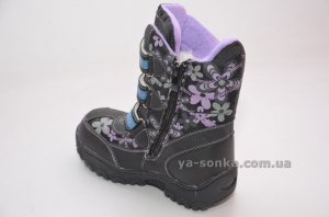 Сноубутсы с ледоступами для девочки