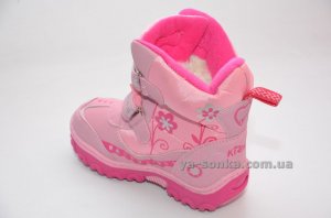 Сноубутсы с ледоступами для девочки
