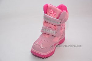 Сноубутсы с ледоступами для девочки