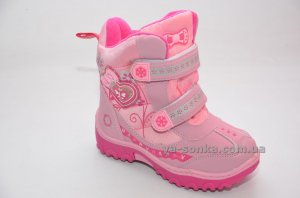 Сноубутсы с ледоступами для девочки