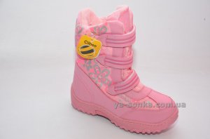 Сапоги с ледоступами для девочки