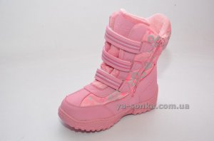 Сапоги с ледоступами для девочки