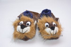 Тапочки - игрушками  "Львенок"