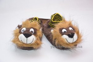 Тапочки - игрушками  "Львенок"