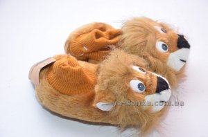 Тапочки - игрушками  "Львенок"