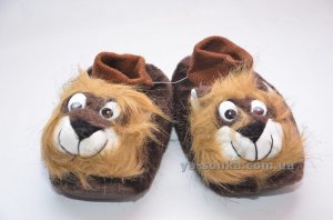 Тапочки - игрушками  "Львенок"