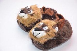 Тапочки - игрушками  "Львенок"