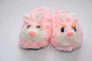 Тапочки - игрушками  "Зайчики"