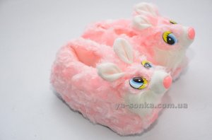 Тапочки - игрушками  "Зайчики"