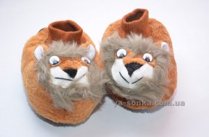 Тапочки - игрушками  "Львенок"