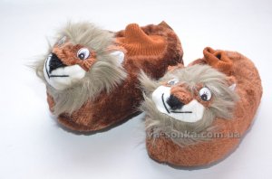 Тапочки - игрушками  "Львенок"