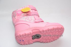 Сапоги с ледоступами для девочки