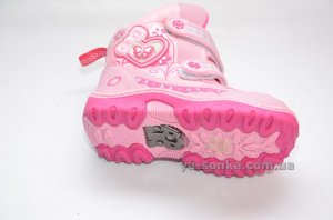 Сноубутсы с ледоступами для девочки