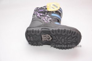 Сноубутсы с ледоступами для девочки