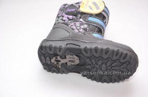 Сноубутсы с ледоступами для девочки