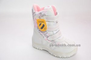 Сноубутсы с ледоступами для девочки