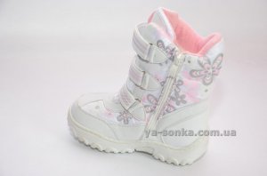 Сноубутсы с ледоступами для девочки