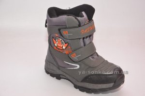 Ботинки сноубутс с ледоступами зимние для мальчика