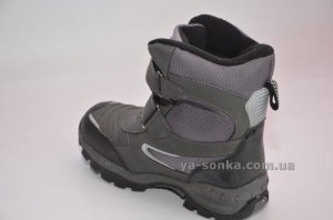 Ботинки сноубутс с ледоступами зимние для мальчика