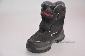 Ботинки сноубутс с ледоступами зимние для мальчика