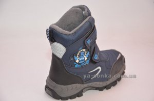 Ботинки сноубутс с ледоступами зимние для мальчика