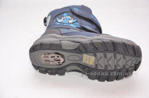 Ботинки сноубутс с ледоступами зимние для мальчика