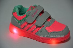 Кроссовки для девочки с подсветкой