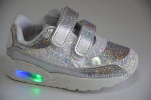 Кроссовки с подсветкой для девочки