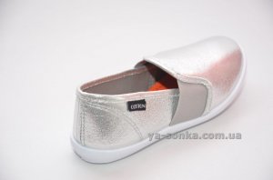 Текстильні мокасини для дівчинки