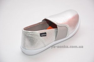 Текстильні мокасини для дівчинки