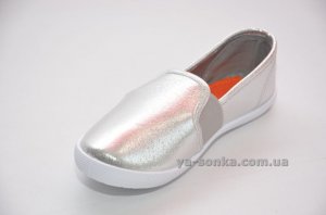 Текстильні мокасини для дівчинки