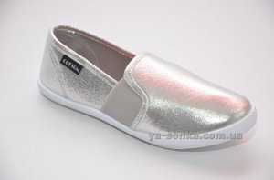 Текстильні мокасини для дівчинки