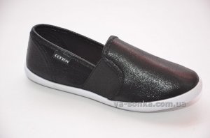 Текстильні мокасини для дівчинки