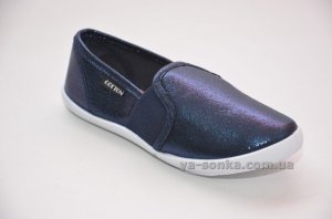 Текстильні мокасини для дівчинки