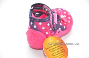 Текстильні мокасини для дівчинки