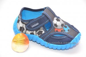 Текстильные мокасины  для мальчика