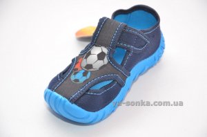 Текстильные мокасины  для мальчика
