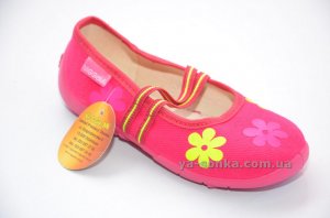 Текстильні мокасини для дівчинки