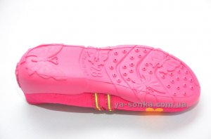 Текстильні мокасини для дівчинки