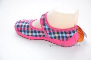 Текстильні мокасини для дівчинки