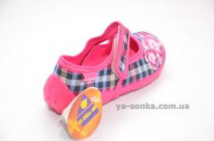 Текстильні мокасини для дівчинки