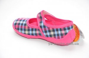 Текстильні мокасини для дівчинки