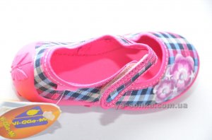 Текстильні мокасини для дівчинки