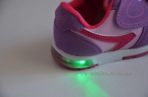 Кроссовки с подсветкой для девочки