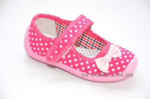 Текстильні мокасини для дівчаток