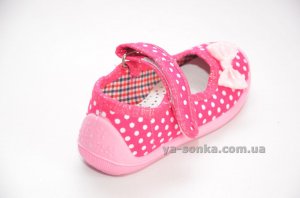 Текстильні мокасини для дівчаток