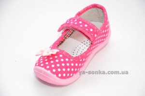 Текстильні мокасини для дівчаток